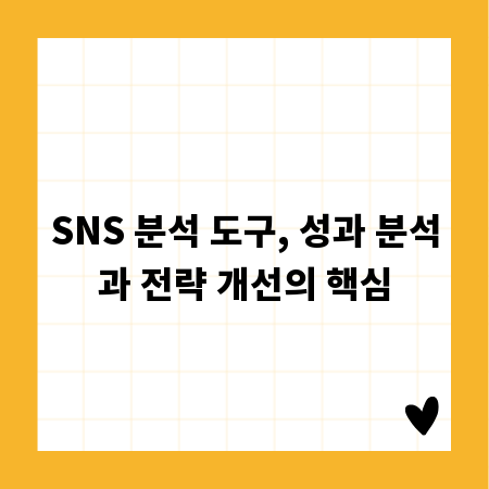 SNS 분석 도구, 성과 분석과 전략 개선의 핵심