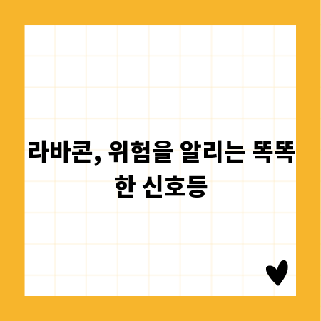 라바콘, 위험을 알리는 똑똑한 신호등